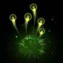 chess rank up effect floating ballsв - green chess rank up effect floating ballsв - green