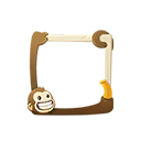 pictureframe banana monkey pictureframe banana monkey